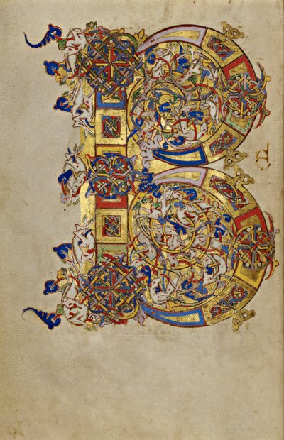Inhabited Initial B by Unbekannt Unbekannt
